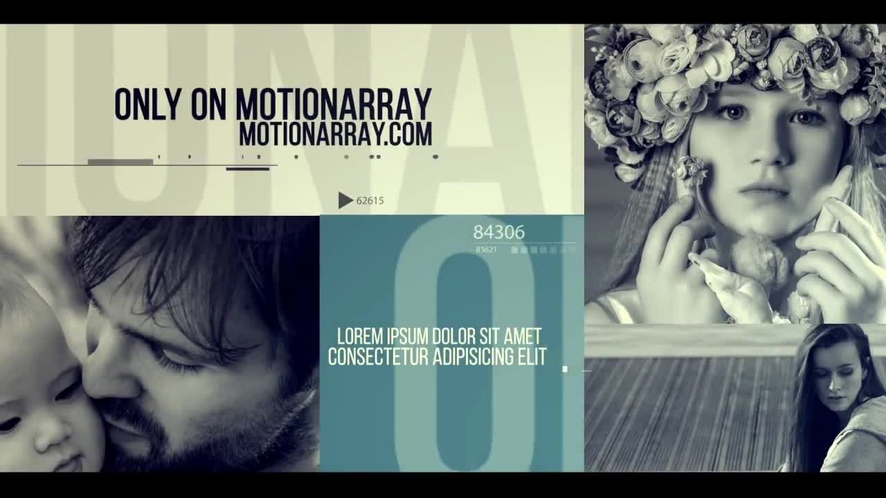 商业广告平滑过渡效果开场白素材库精选AE模板