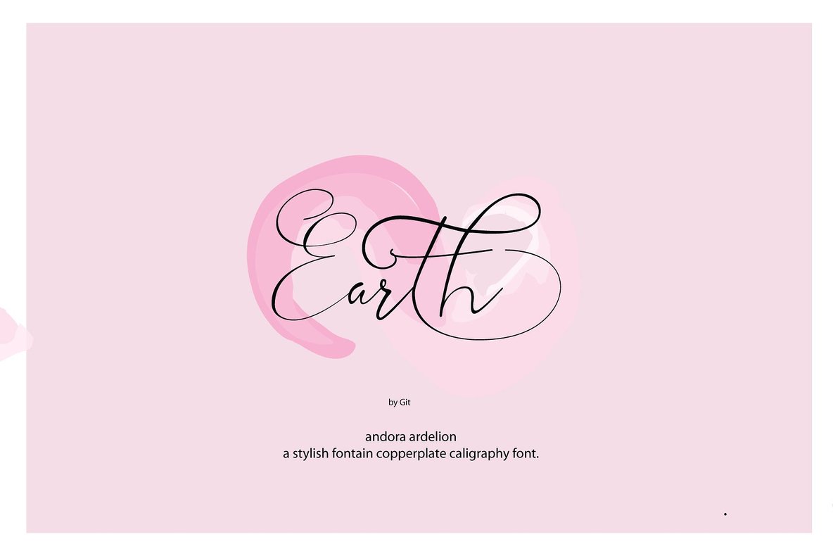 Andora Ardelion Font插图6