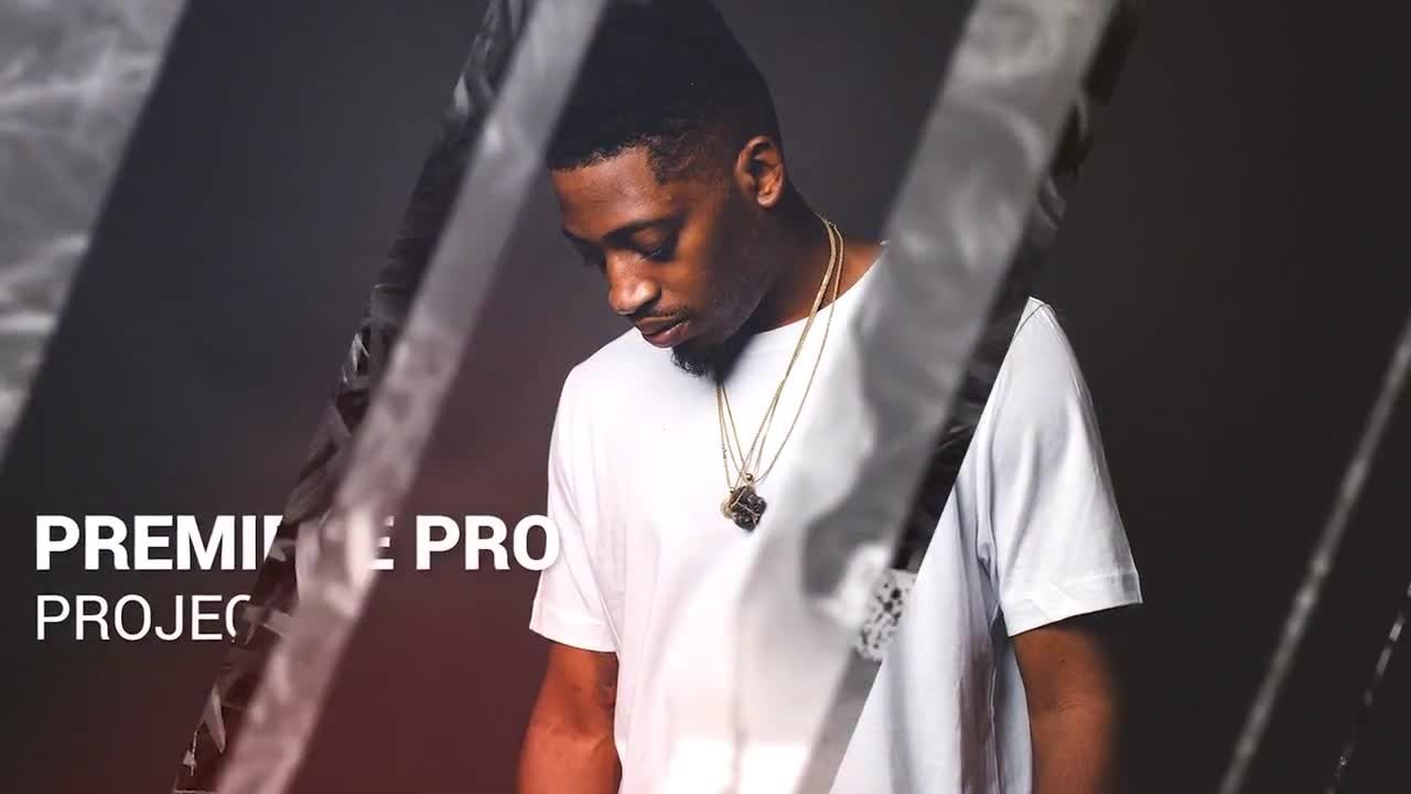 对角线过渡幻灯片精巧动画素材库精选PR模板