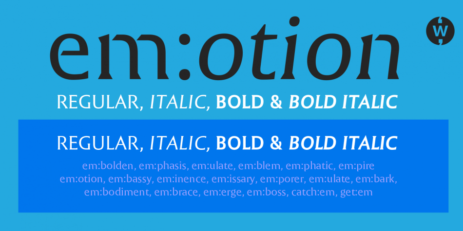 EM Font Family插图6