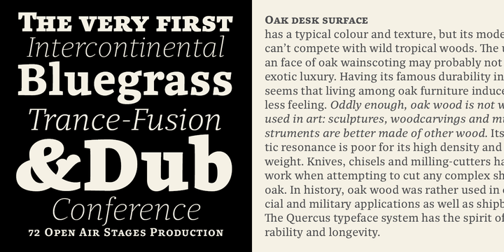 Quercus 10 Font Family插图5