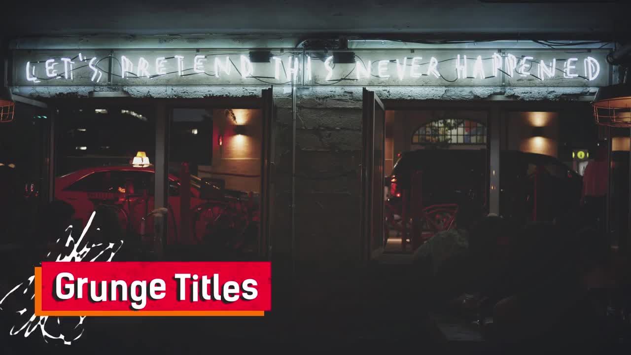 10个色彩鲜艳动态动画的全屏幕标题素材库精选AE模板