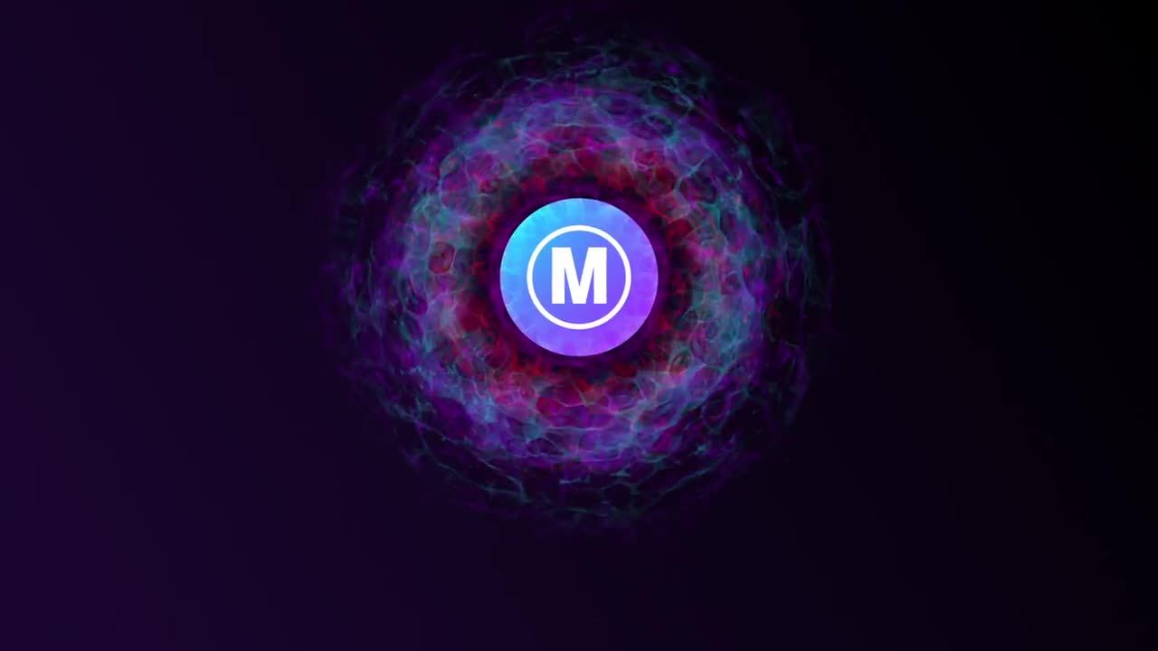 超现代设计动态动画颗粒Logo显示素材库精选AE模板