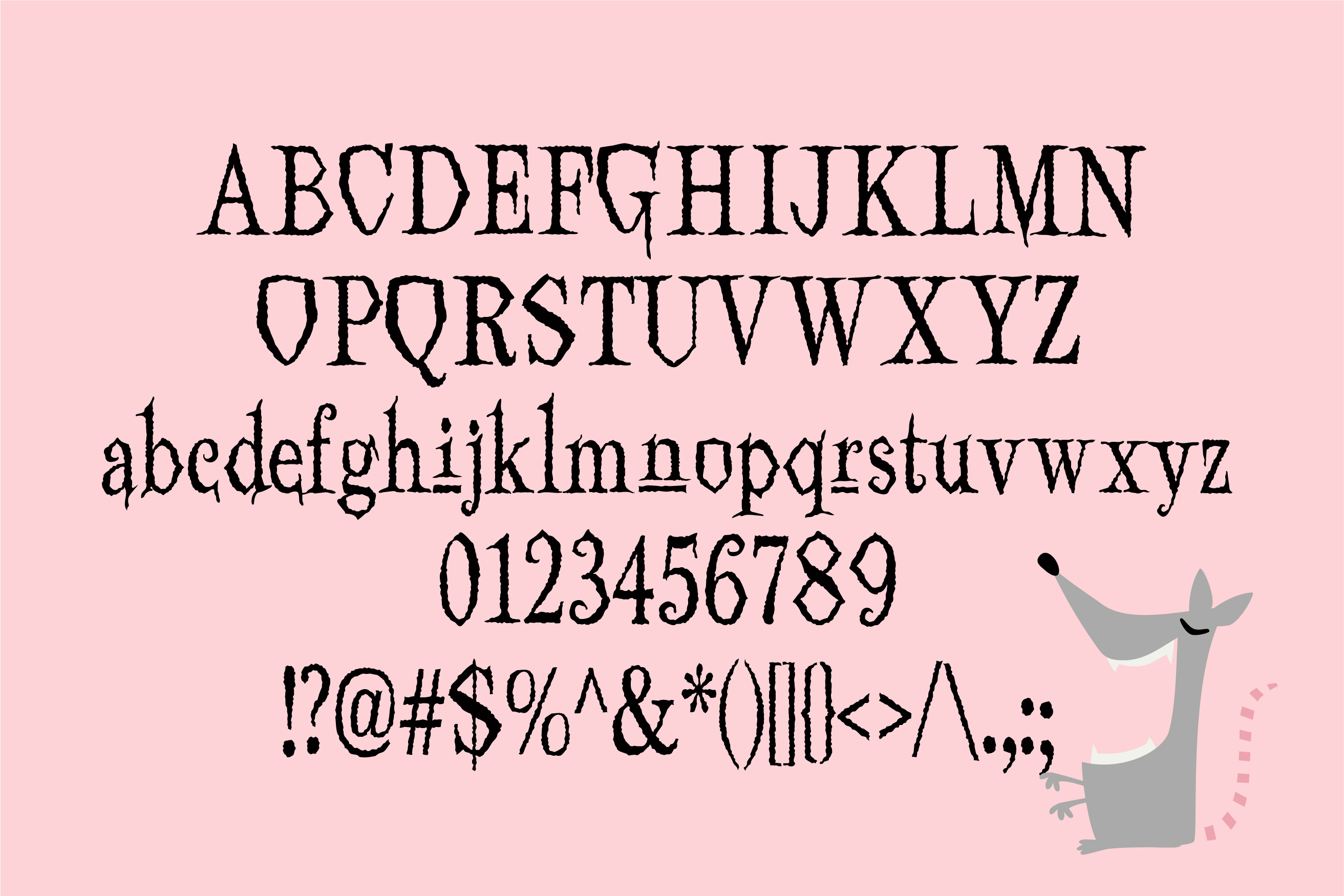 ZP Spooksville Regular Font插图3