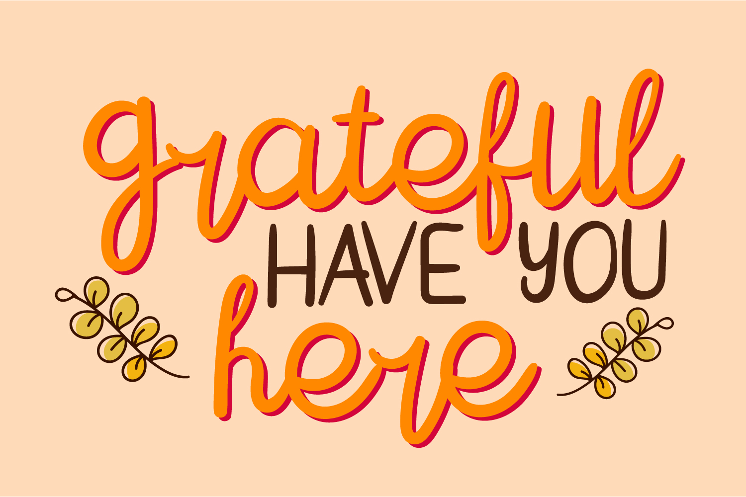 thankful sunday Regular Font插图3