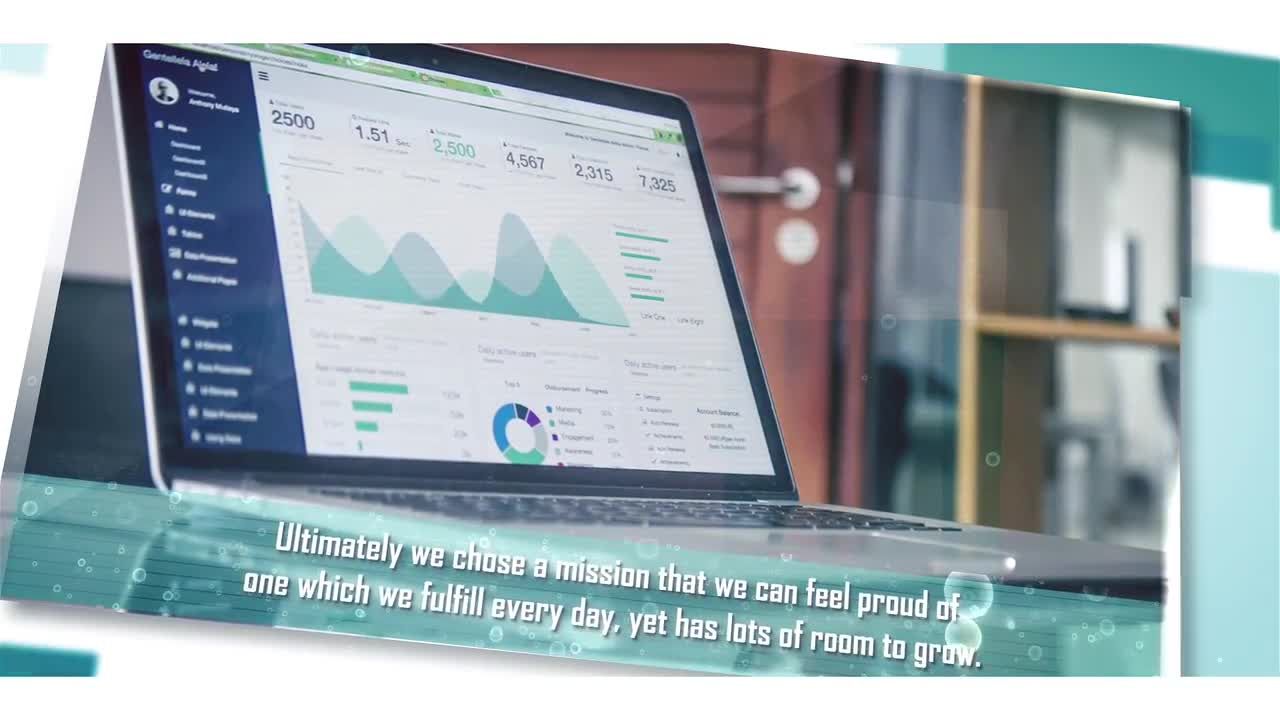 简单清晰的商业演示素材库精选AE模板