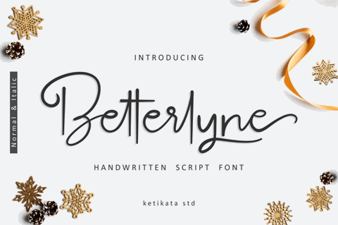 betterlyne font素材之家精选英文字体
