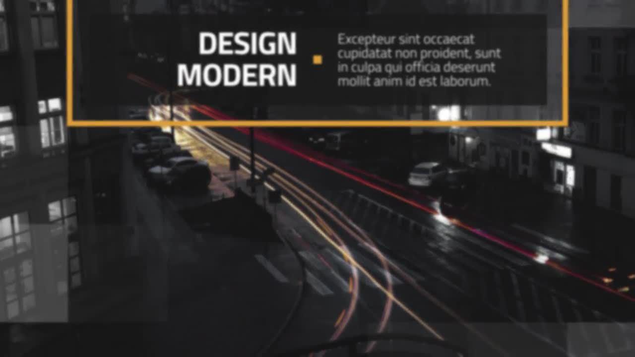 出线的流畅设计闪烁方块文本动画素材库精选pr模板