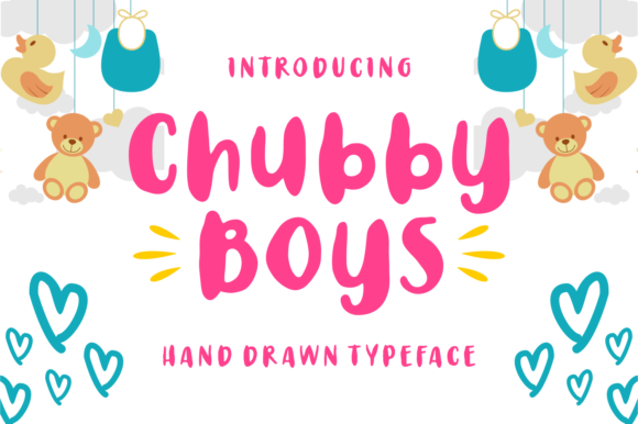 Chubby Boys Font素材之家精选英文字体