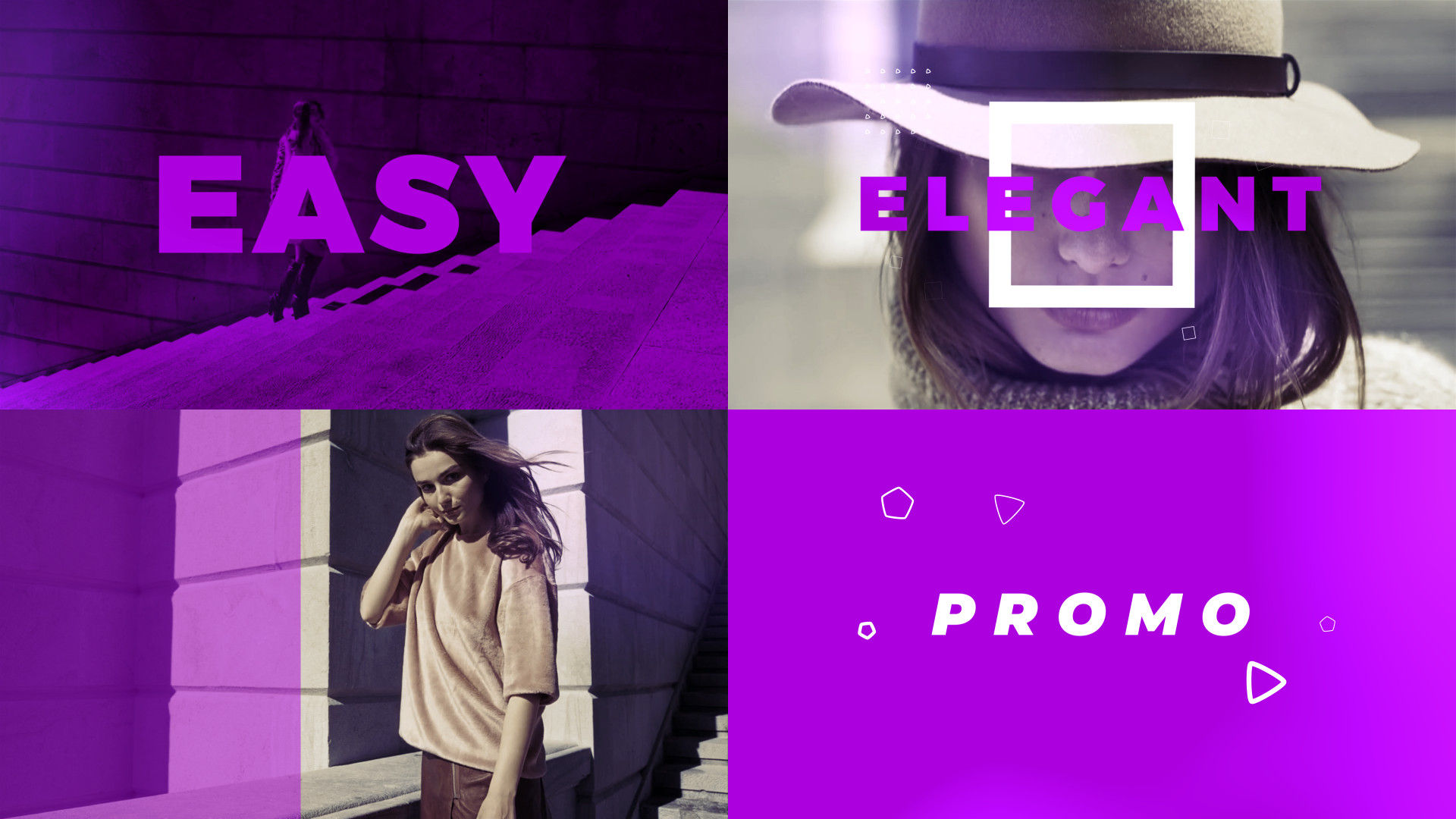 全新时尚快速开场动画素材库精选pr模板