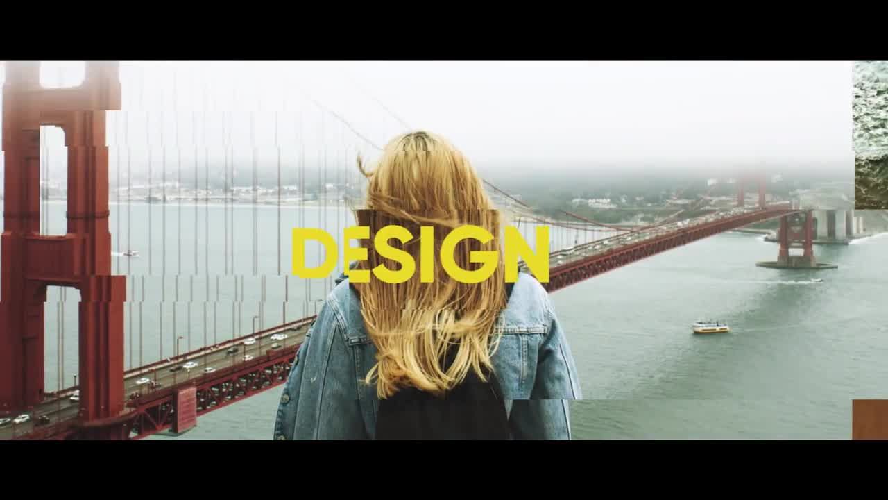 酷炫时尚风格幻灯片素材库精选PR模板