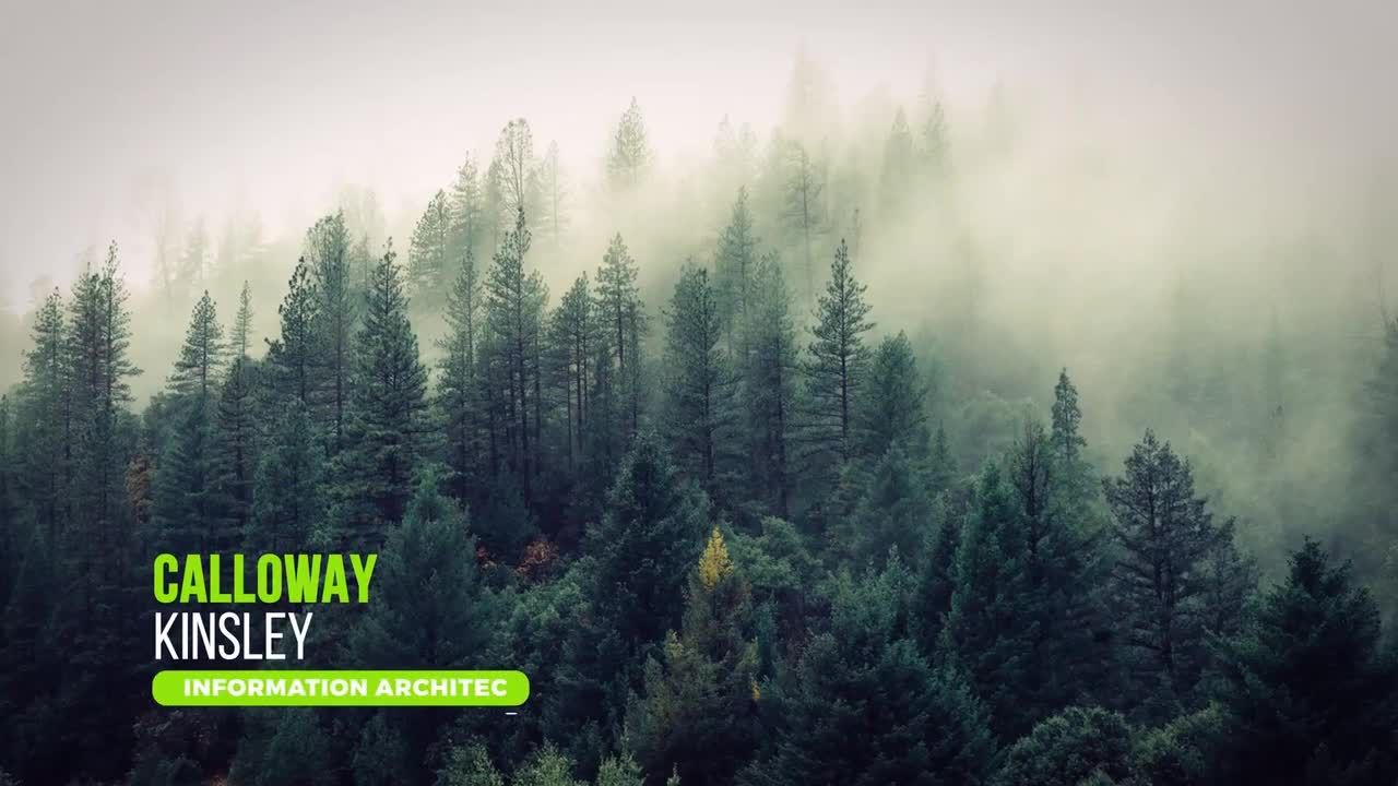 整洁干净创意画下三分之一动画标题素材库精选AE模板