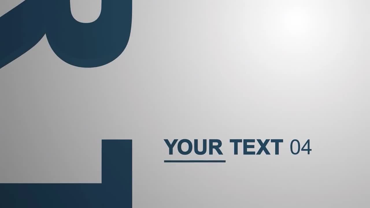 文本排版标题动画展示素材库精选AE模板Type O Negative