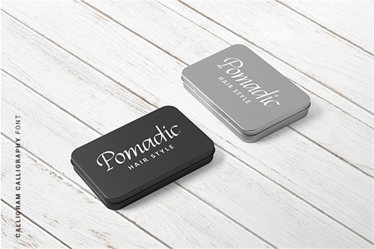 Calligram Personal font插图 Calligram Personal font插图