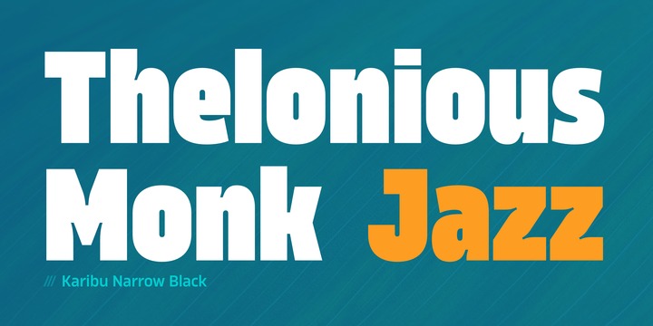 Karibu Font Family素材之家精选英文字体