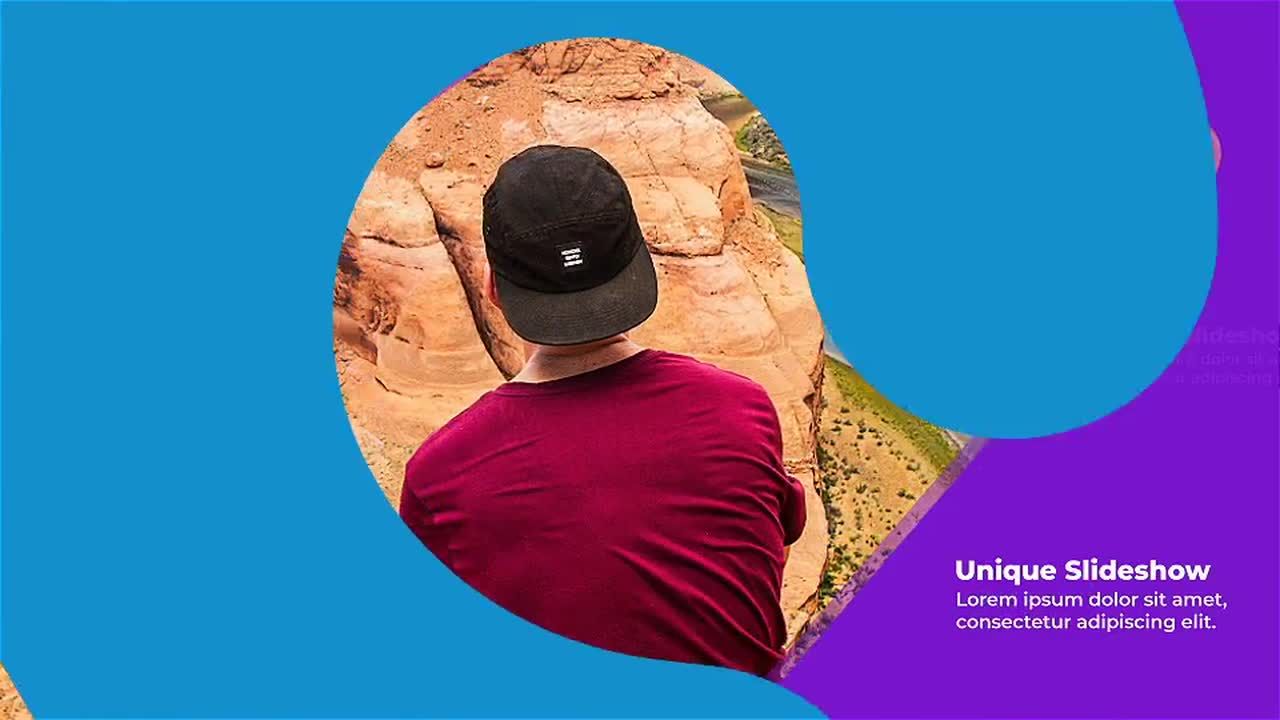 多变形状幻灯片动画素材库精选PR模板