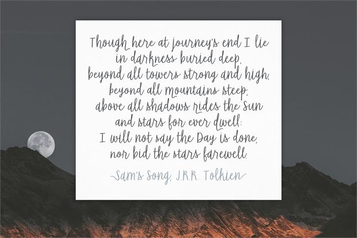 The Road Ahead font插图3