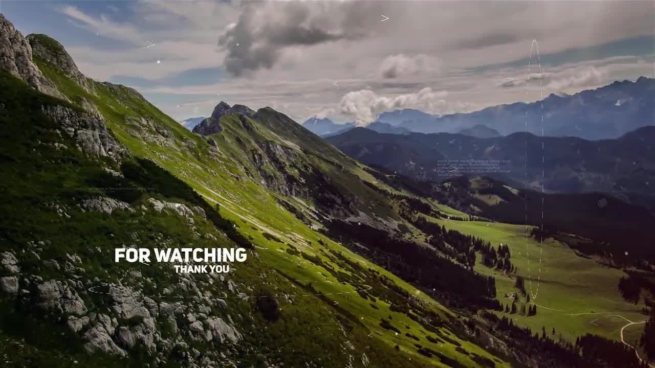 数字视差照片幻灯片素材库精选AE模板