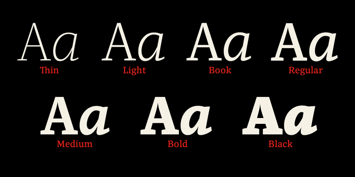 Quercus 10 Font Family插图2