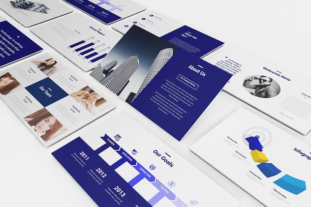 石油天然气企业/行业分析报告PPT模板素材 Oil and Gas Powerpoint Template插图(2)