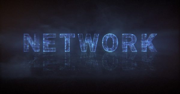 动态网线风格动画字体素材库精选AE模板 Network Type – Animated Typeface