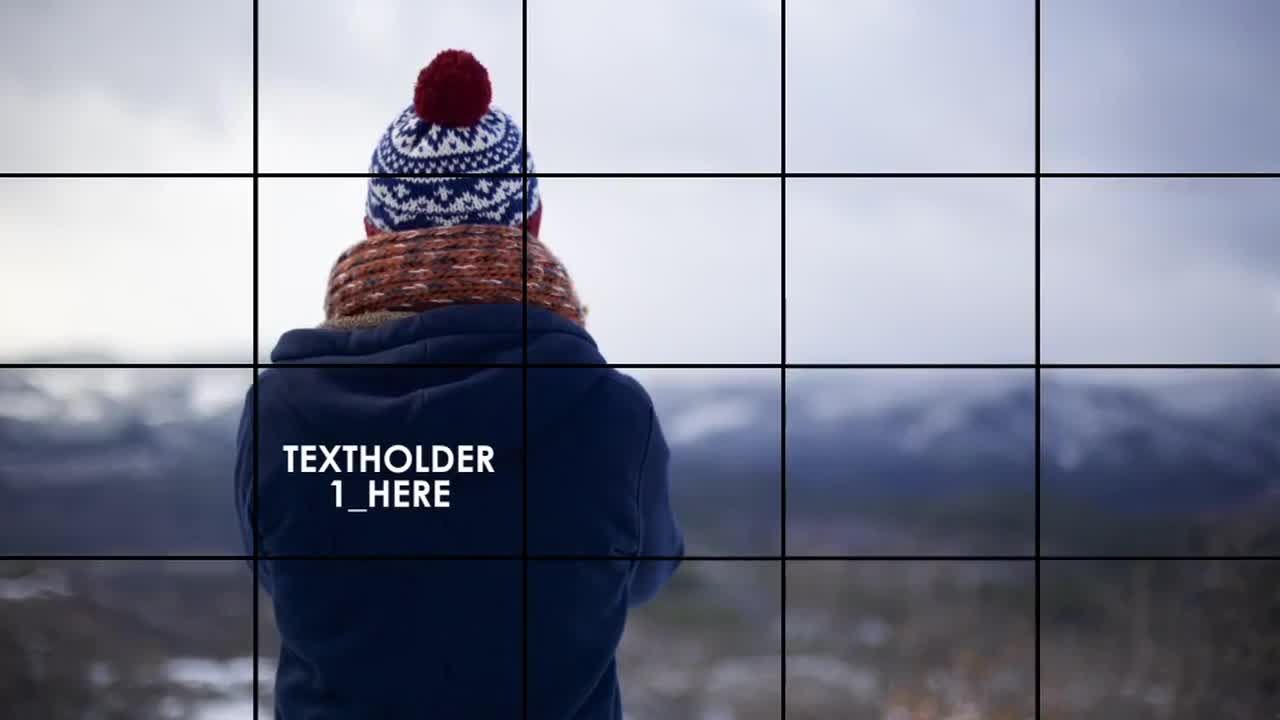 优雅清洁照片打开器素材库精选AE模板