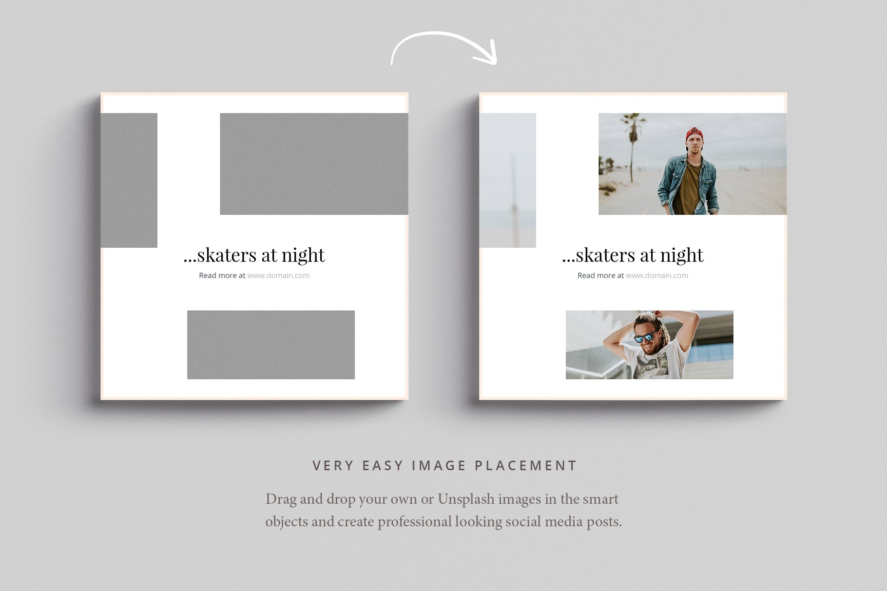 时尚摄影社交媒体模板素材库精选 California Social Media Templates插图(5)