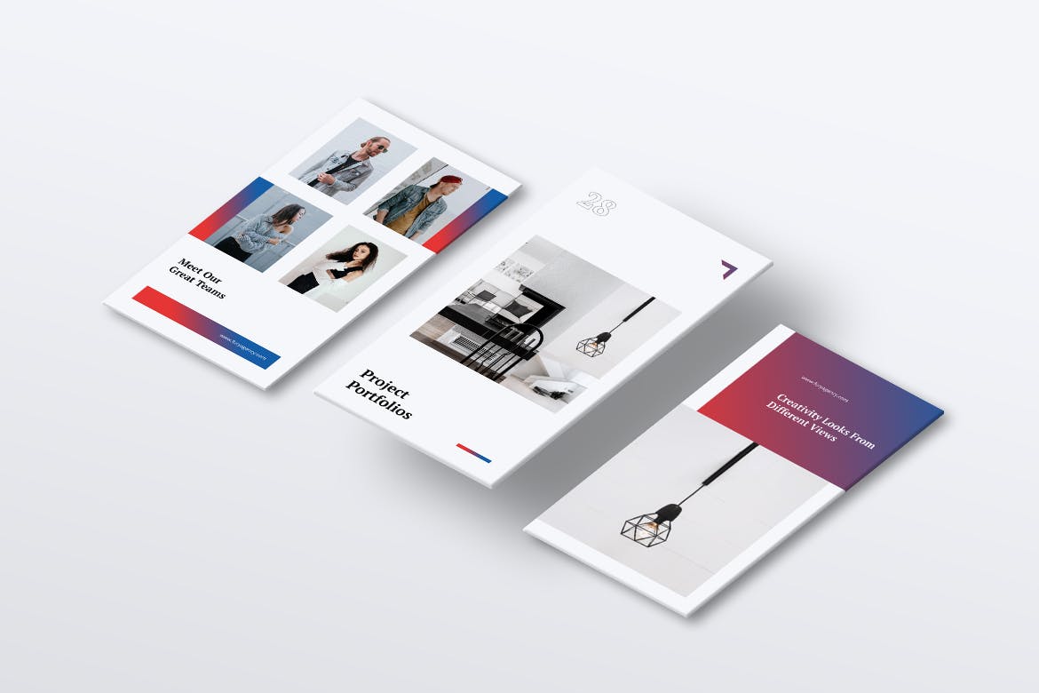 创意代理公司Instagram社交推广设计模板素材库精选 FURY Creative Agency Instagram Stories插图(1)