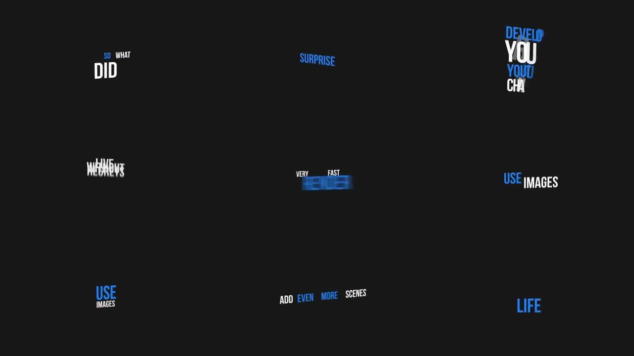 20个现代干净可更换颜色的动画排版标题素材库精选AE模板