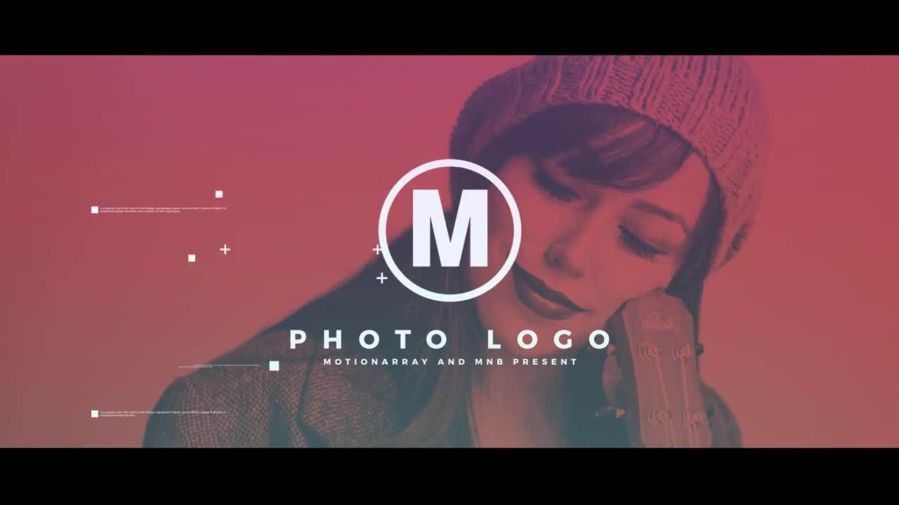 运动照片徽标显示素材库精选AE模板