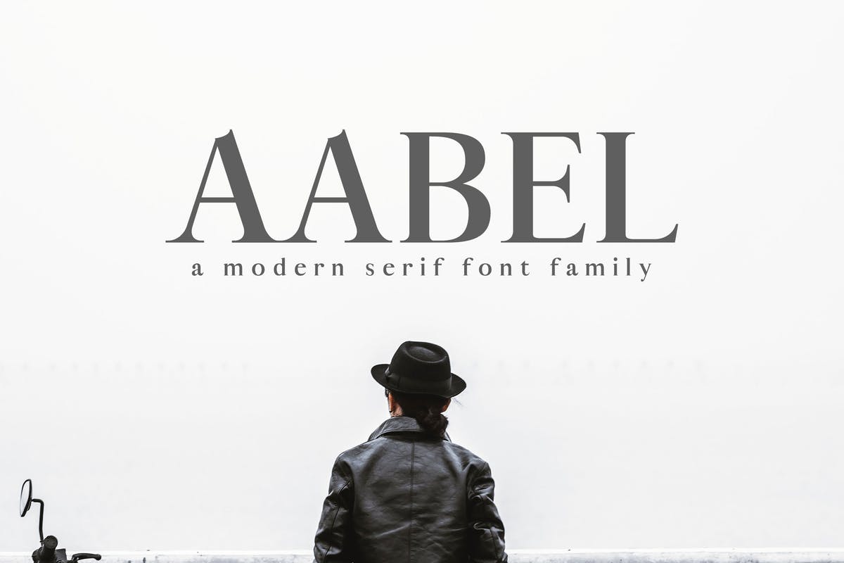 现代设计风格英文衬线字体家族 Aable A Modern Serif Font Family插图