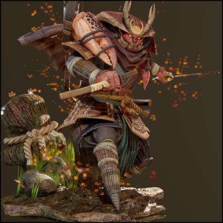 武士蟹游戏动漫角色素材之家精选3D模型