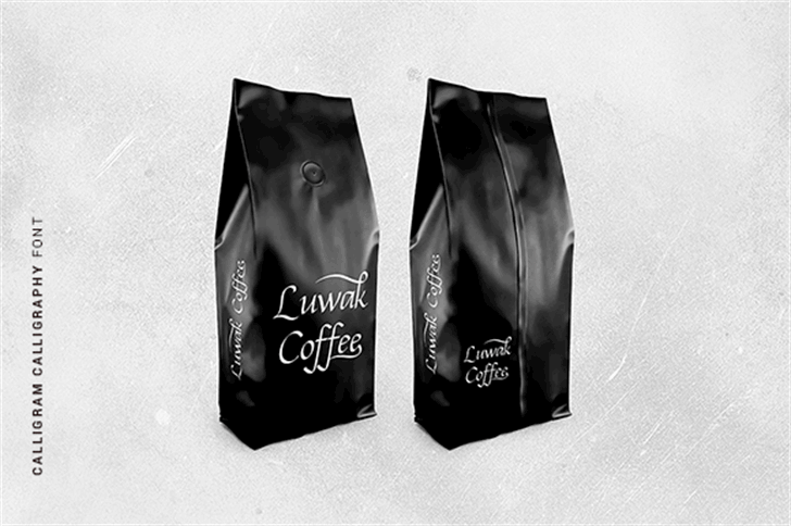 Calligram Personal font插图5 Calligram Personal font插图5