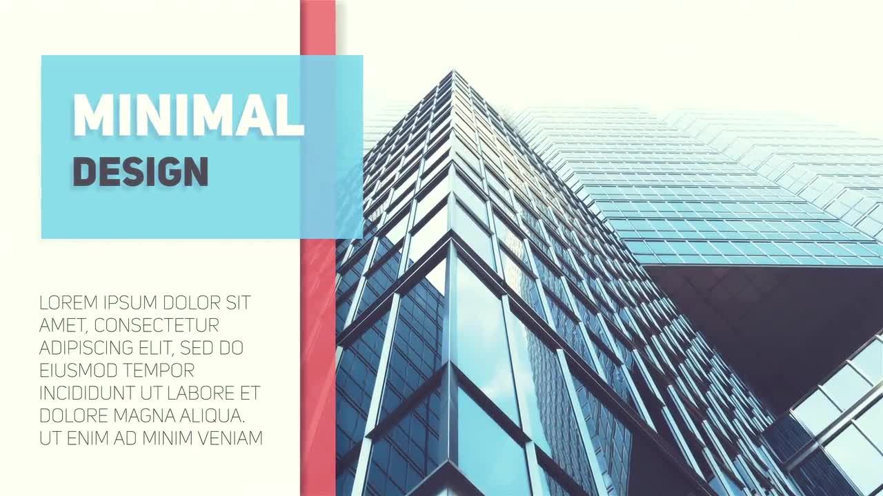 抽象的简单照片幻灯片素材库精选AE模板