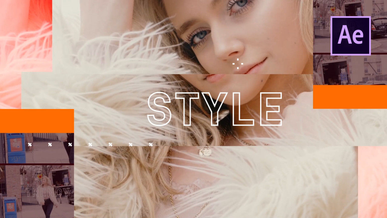 时尚过渡效果时尚开启者素材库精选AE模板