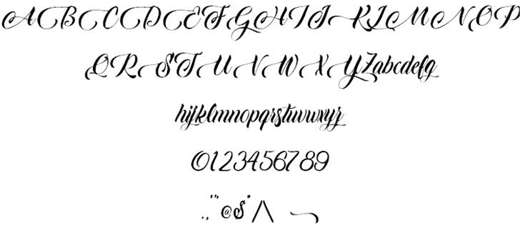 Candle Mustard font插图1