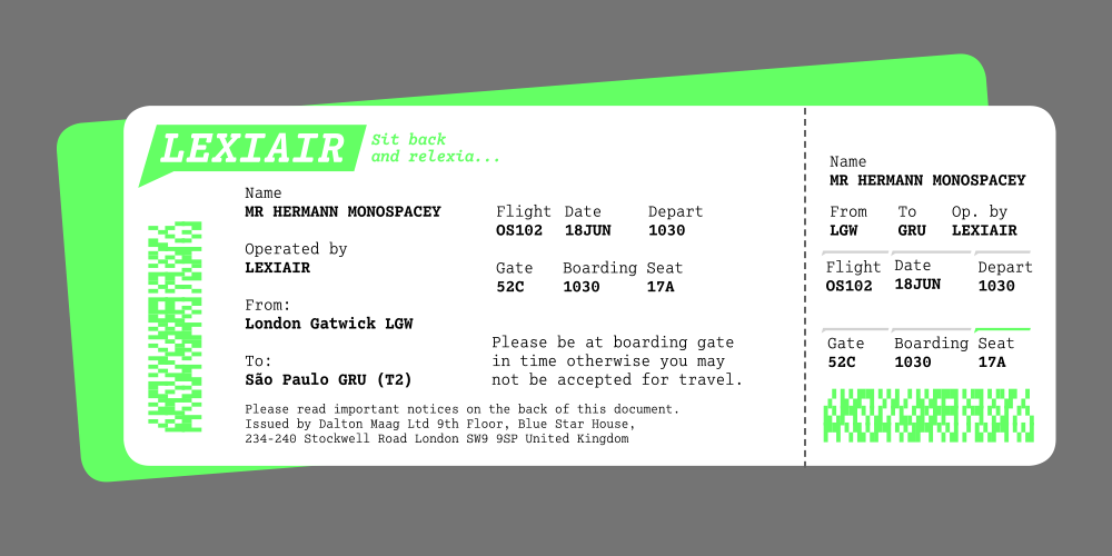 Lexia Mono Font Family素材之家精选英文字体