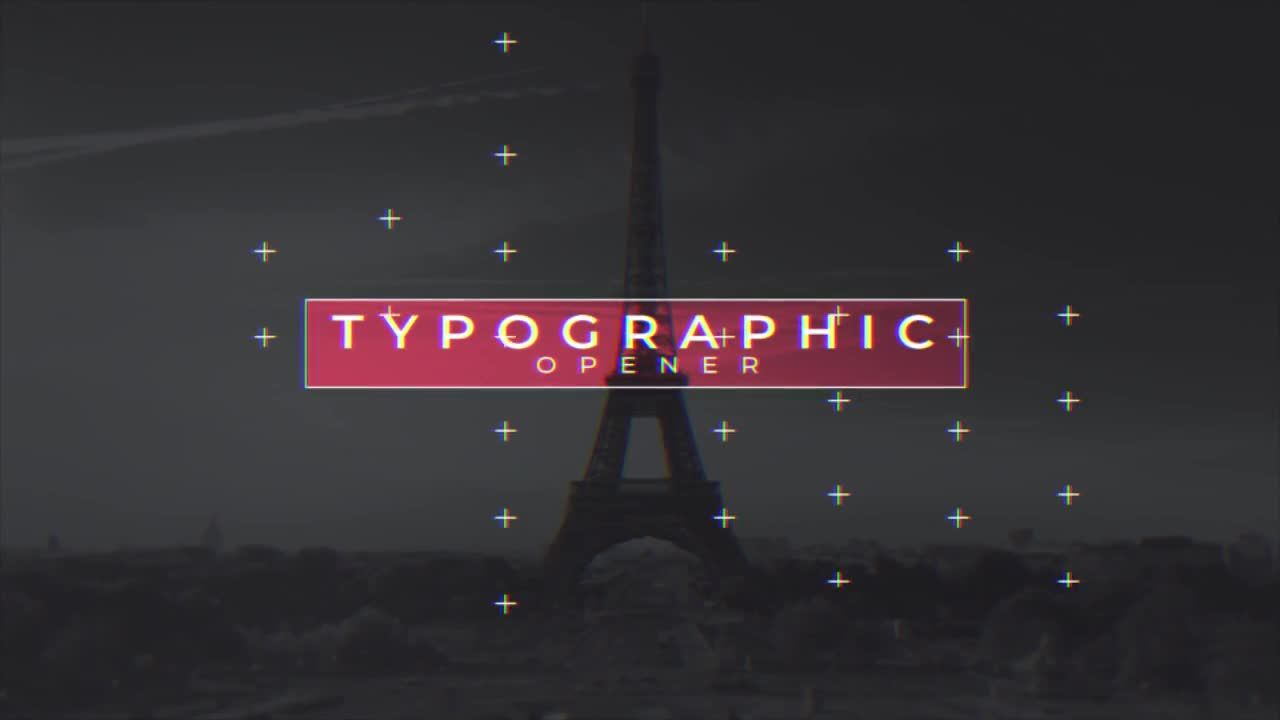 前卫动感活力的动态开场白素材库精选AE模板