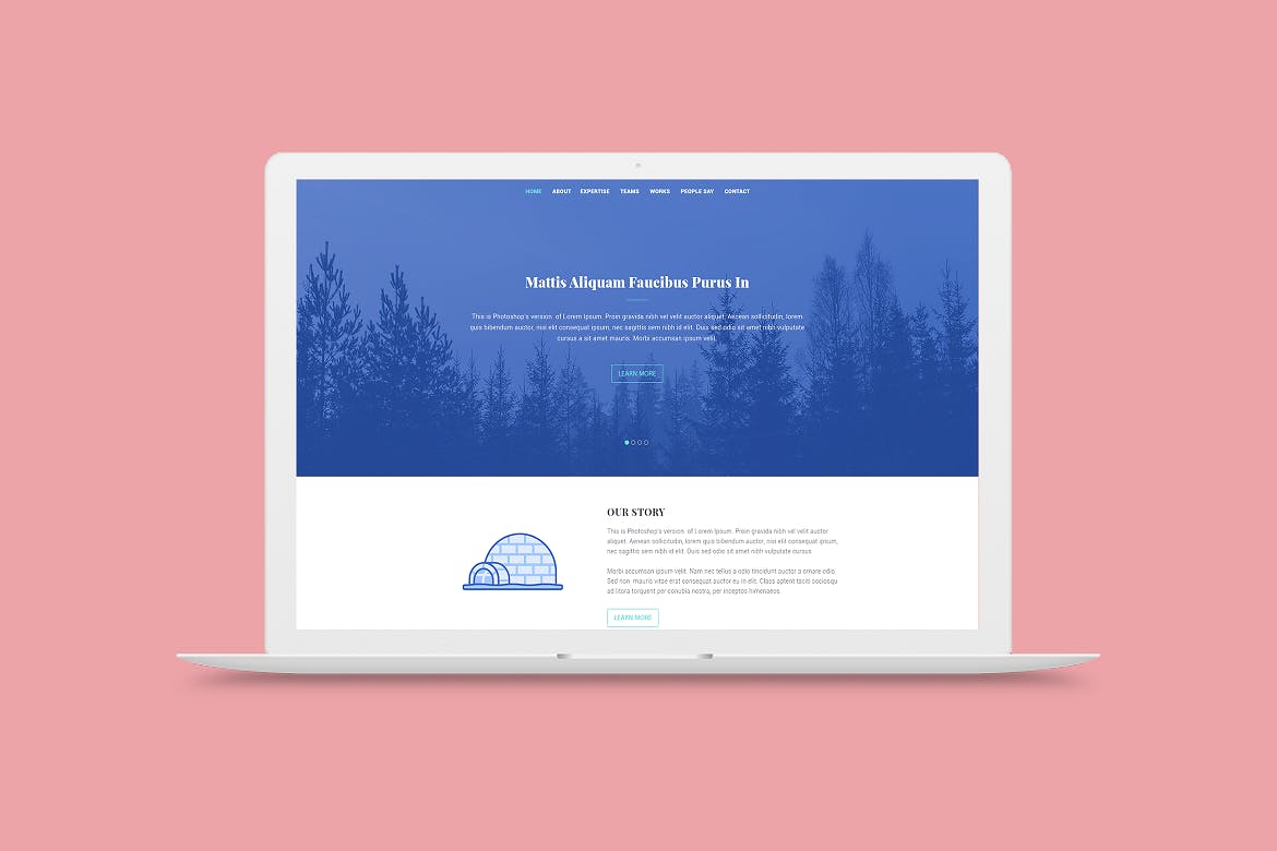 95枚靛蓝配色冬季旅行主题矢量素材库精选图标合集 95 Winter Travel Icons | Indigo Series插图(7)