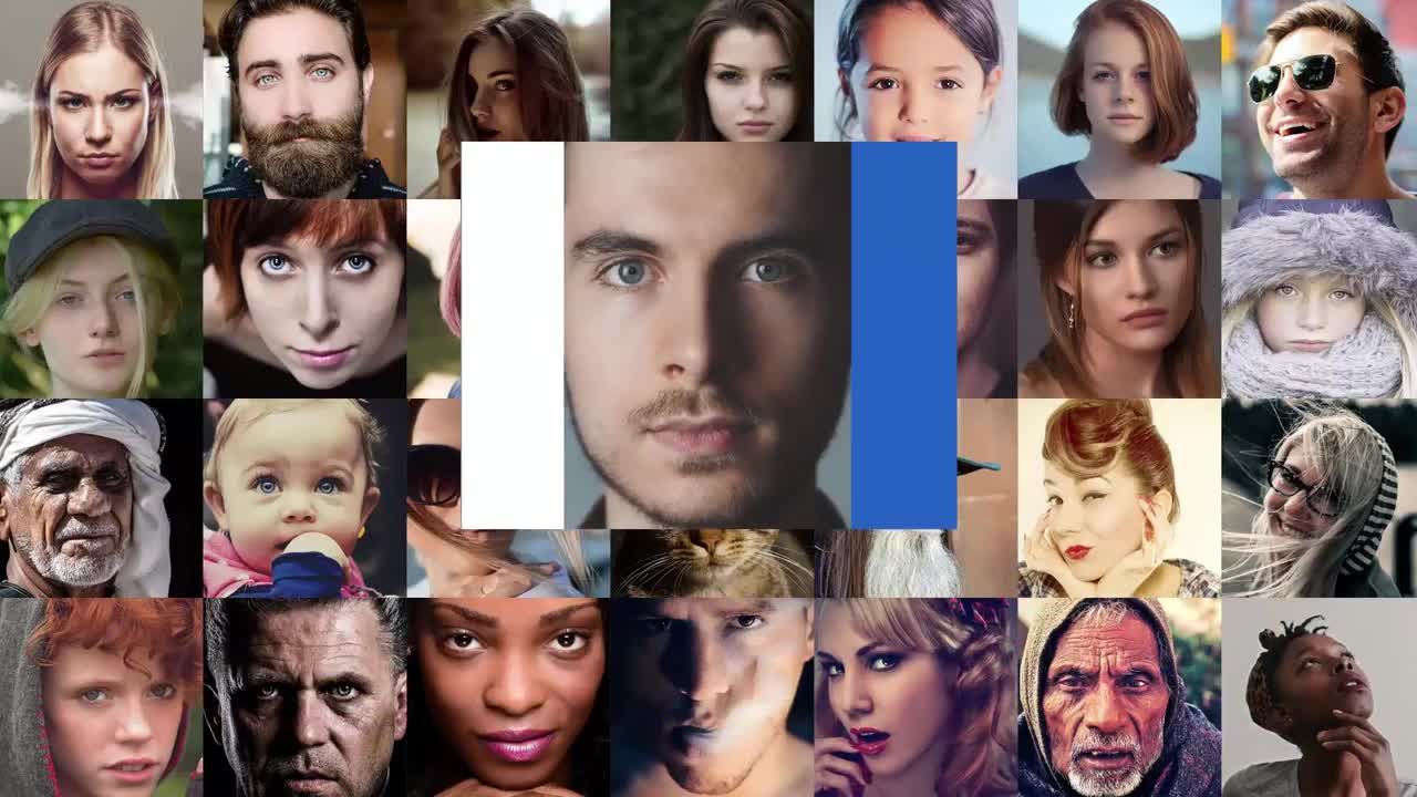 独特个性时尚的照片集素材库精选PR模板