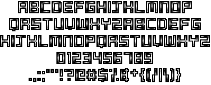 Robotic Harlequin font插图1 Robotic Harlequin font插图1