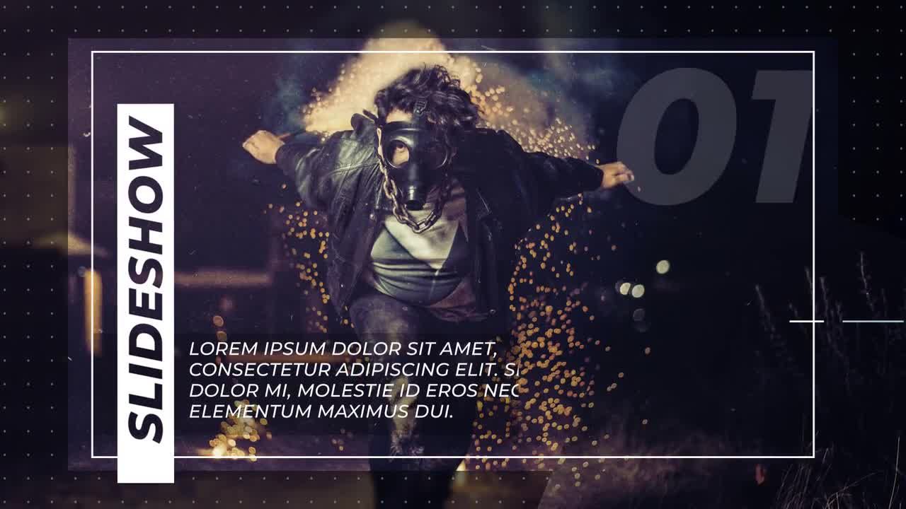 清洁动态幻灯片素材库精选AE模板