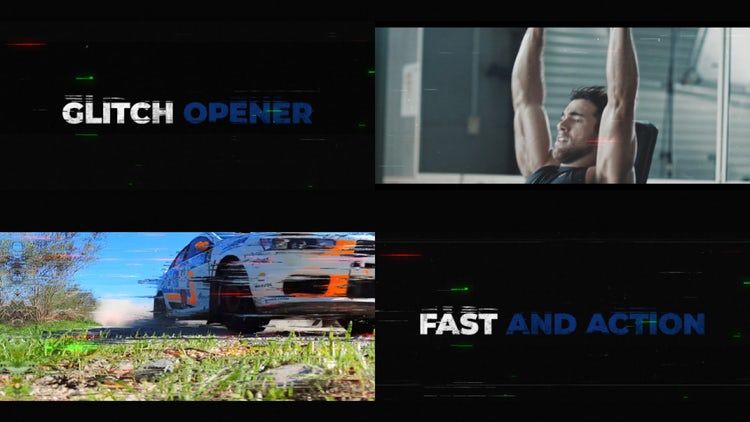 文本动画过渡效果After Effects模板