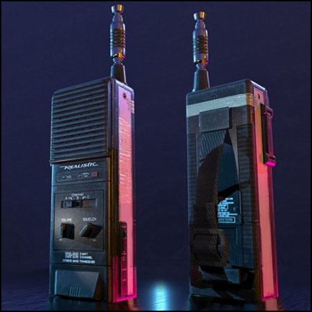 TRC-219 现实电台对讲机素材之家精选3D模型