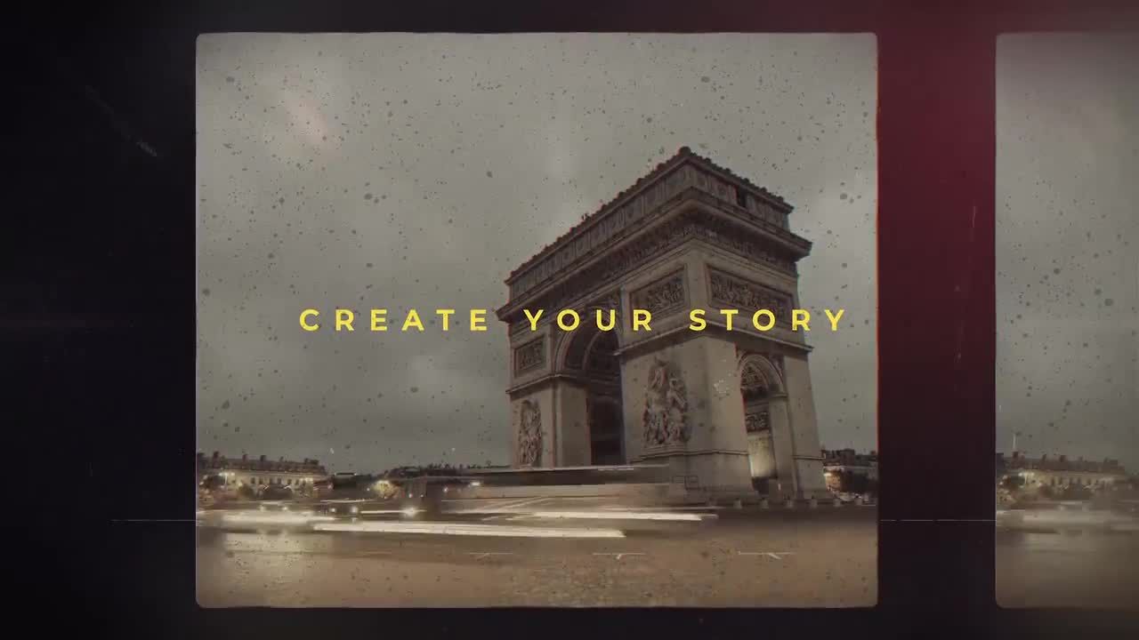 干净时尚的电影动画开场白素材库精选AE模板