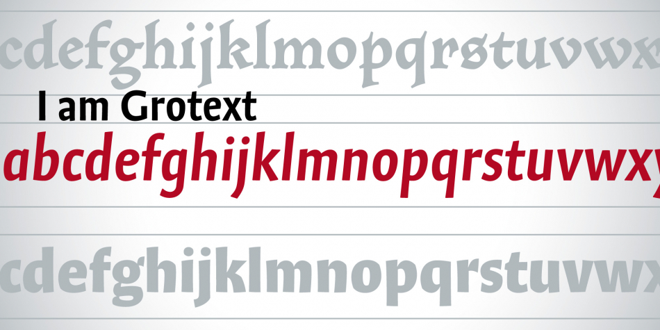 Grotext Font素材之家精选英文字体