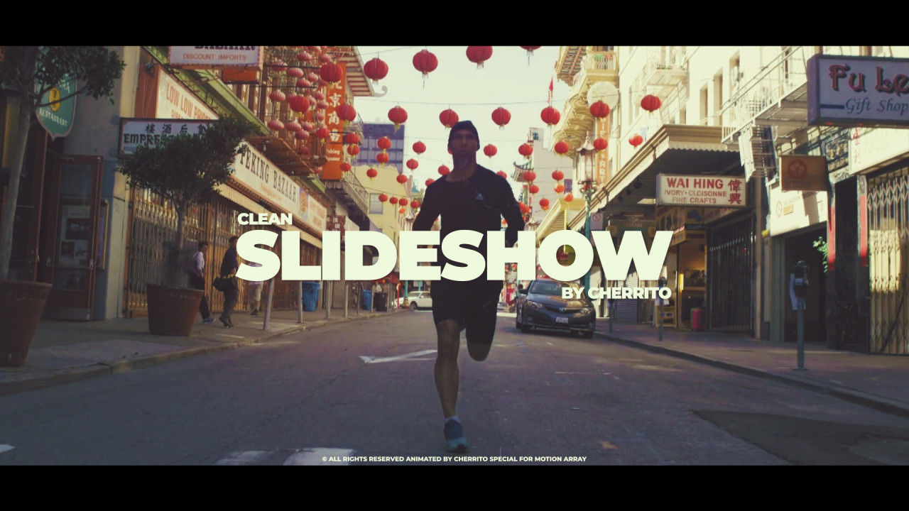 简洁幻灯片动画素材库精选AE模板