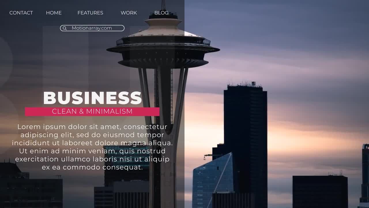 城市幻灯动态动画素材库精选AE模板