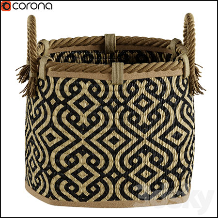 椭圆形手提购物篮素材之家精选3D模型