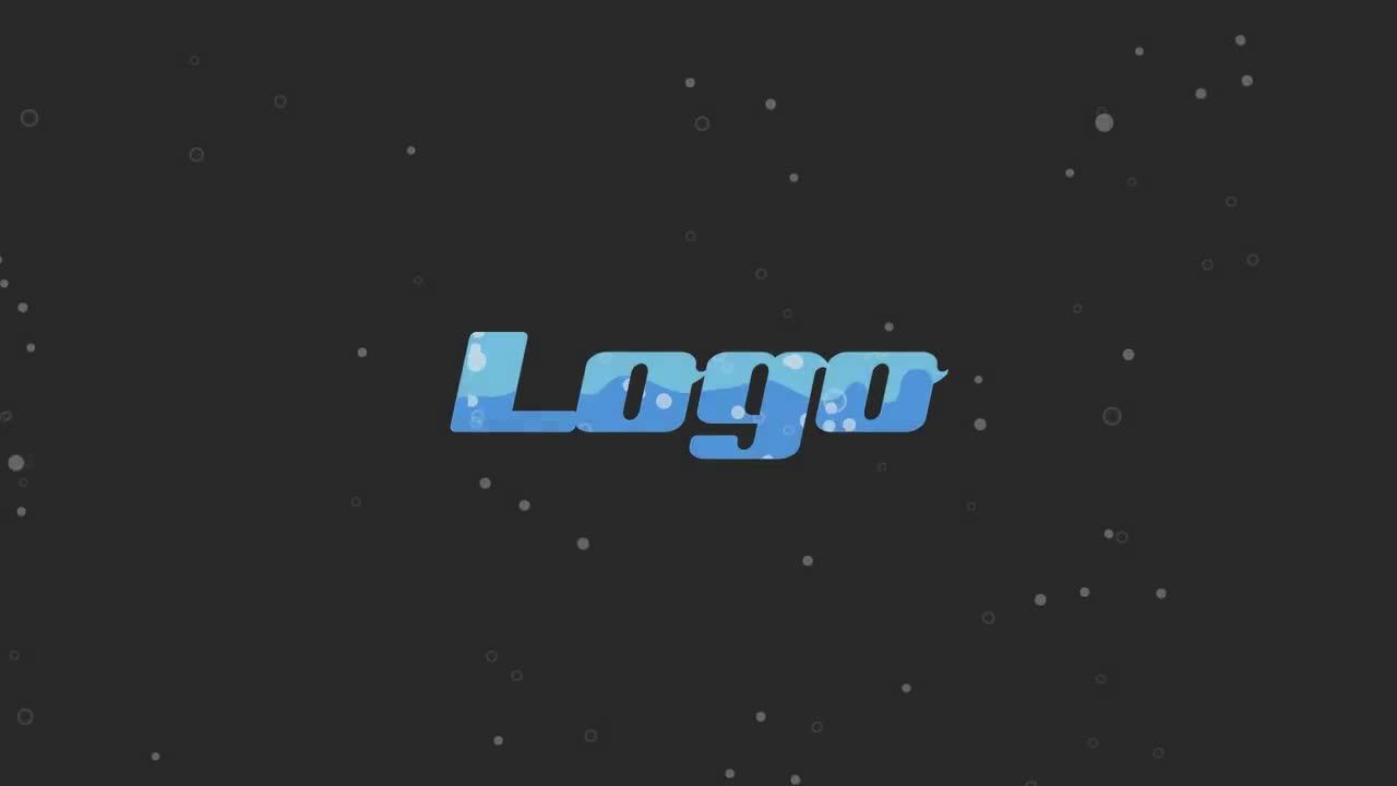 液体流动效果商业广告徽标展示素材库精选AE模板